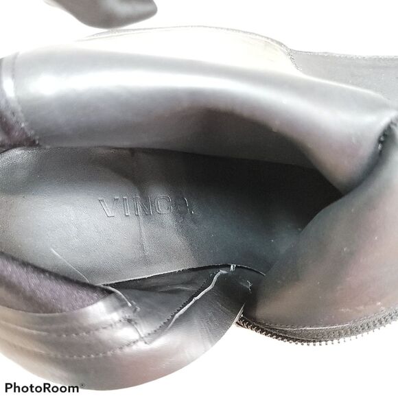 VINCE LANIE Calf Hair Wedge Boots SIZE 6.5 - Picture 12 of 15